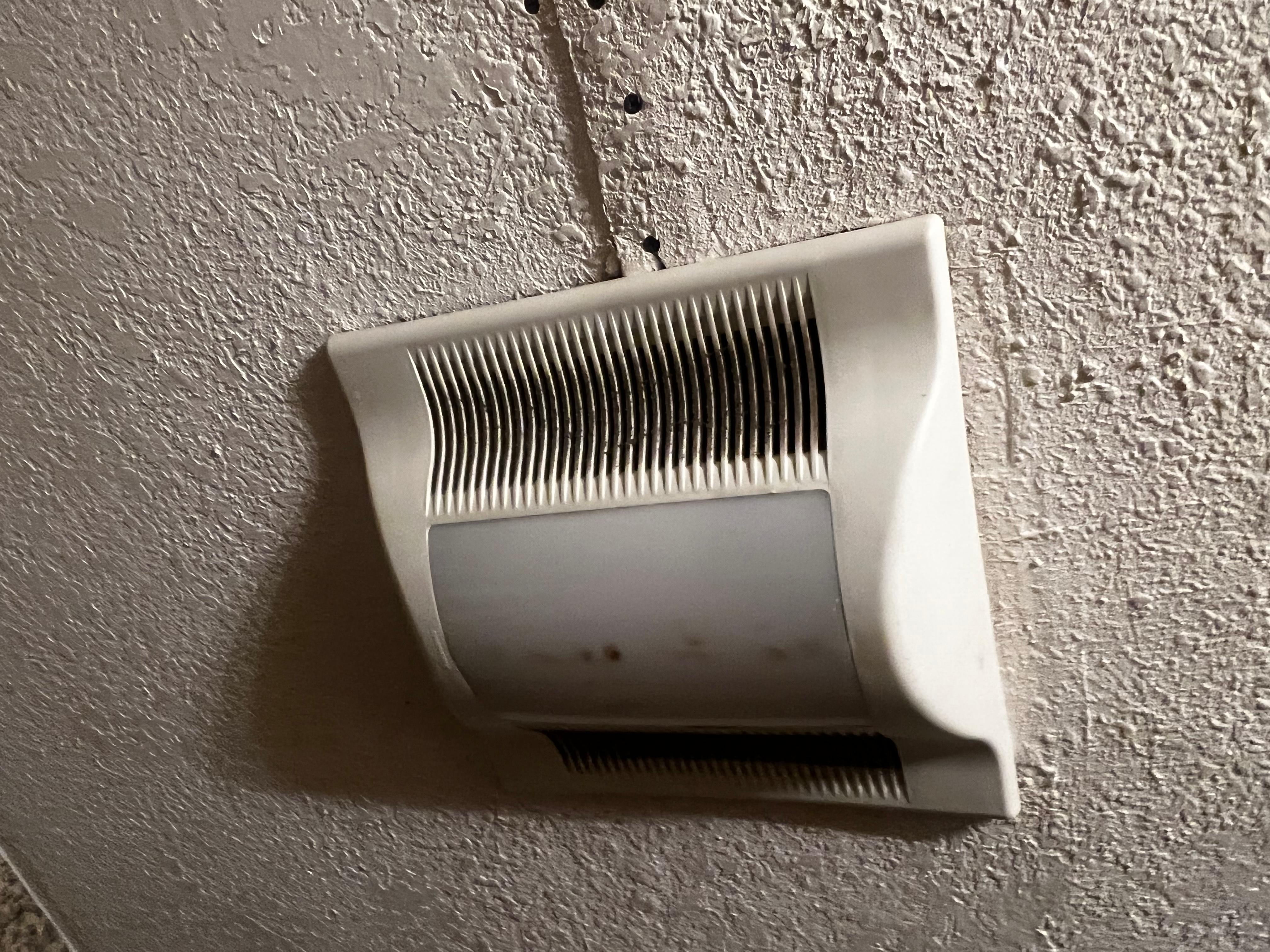 Filthy bathroom fan