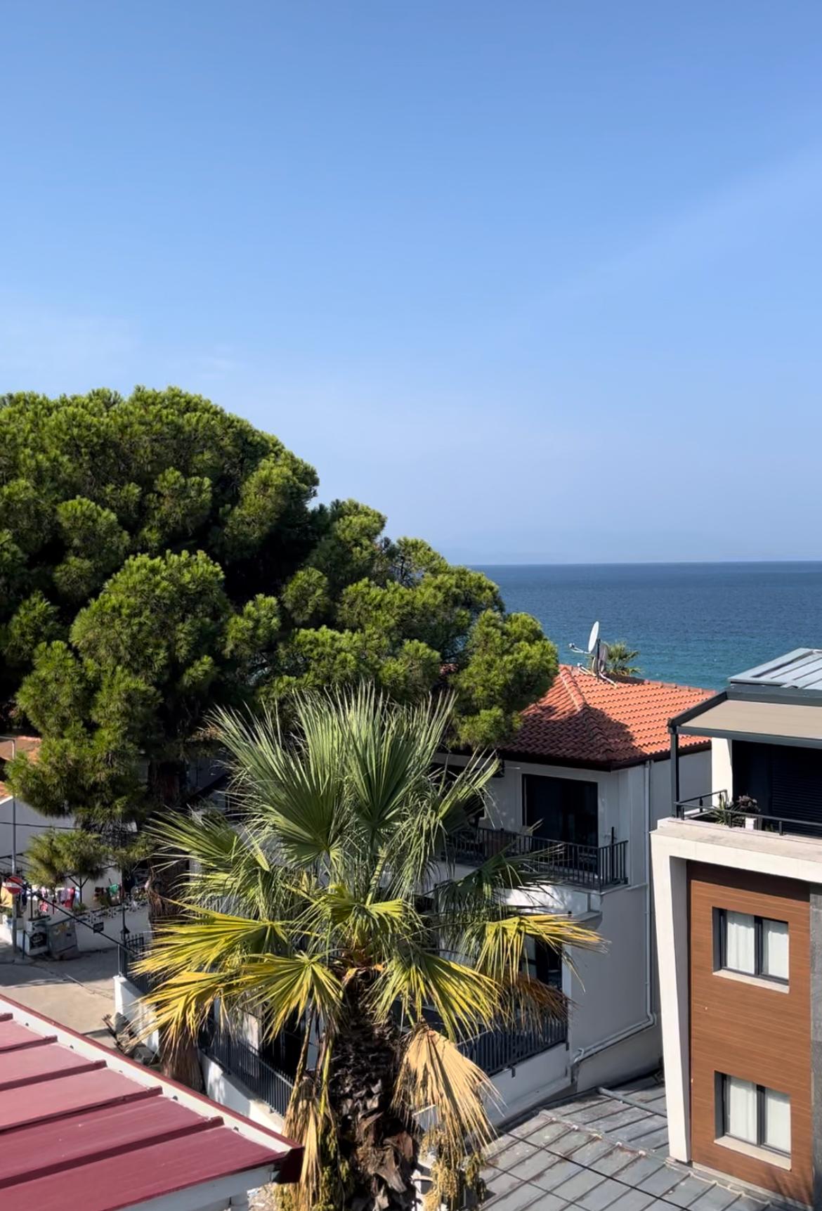 View from the breakfast terrace 