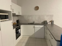 Kitchen in 1 bdrm upstairs apartment