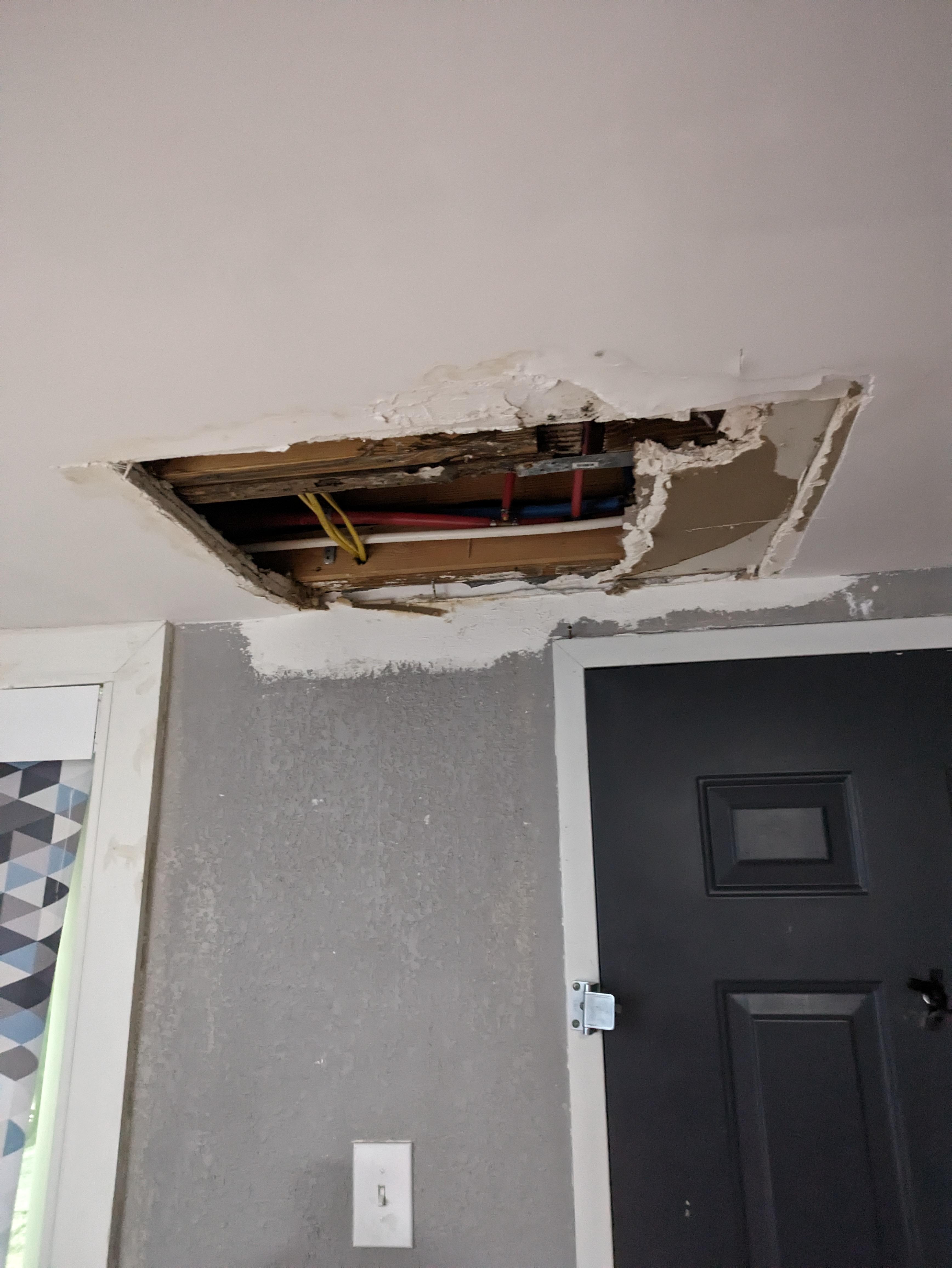 Hole in the ceiling 