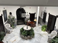 The entrance