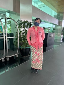 Dressed for the end of Ramadan