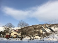 白馬のジャンプ台の近くです。