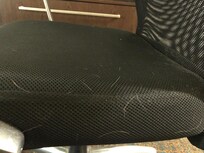 Hair (pet ? Human?) and dust. Gross!