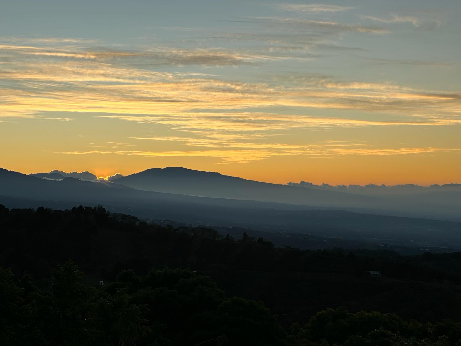 Sunrise from our room