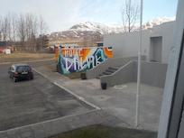 Front of hotel