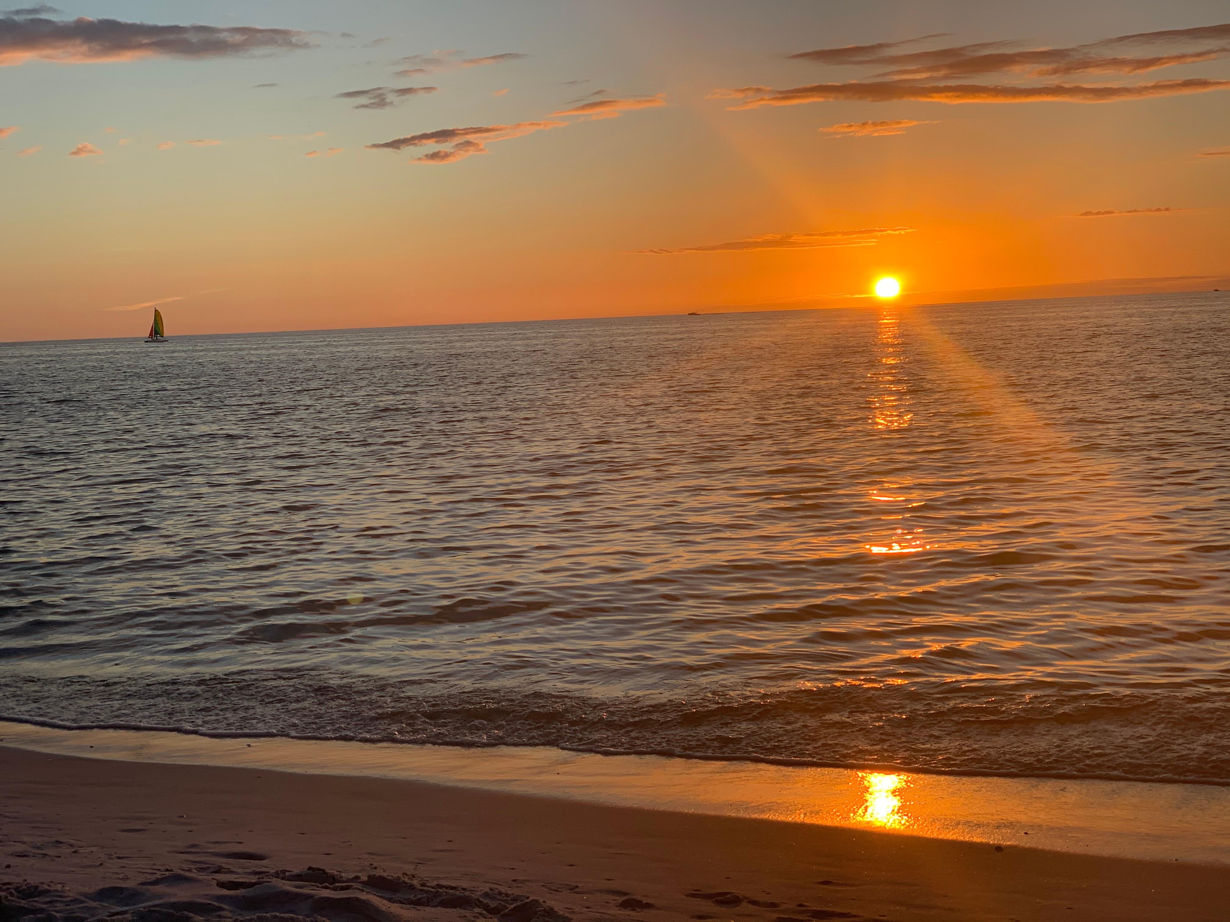 Sunset from Naples Beach Golf and Resort!