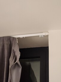 Broken room curtains