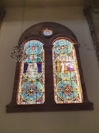 Vitral en la Iglesia de San Francisco de Asis