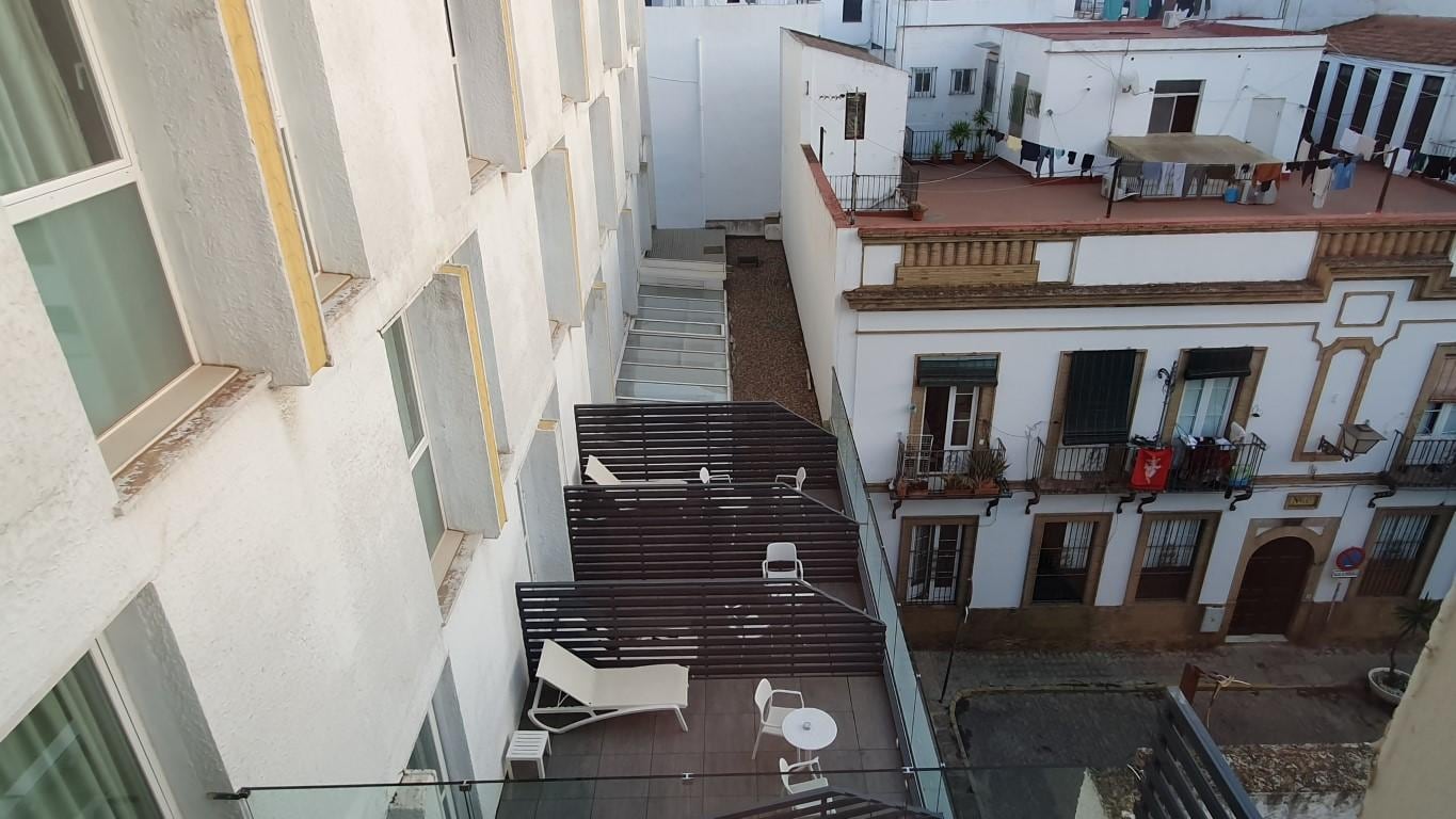 Vista desde las habitaciones de las esquinas