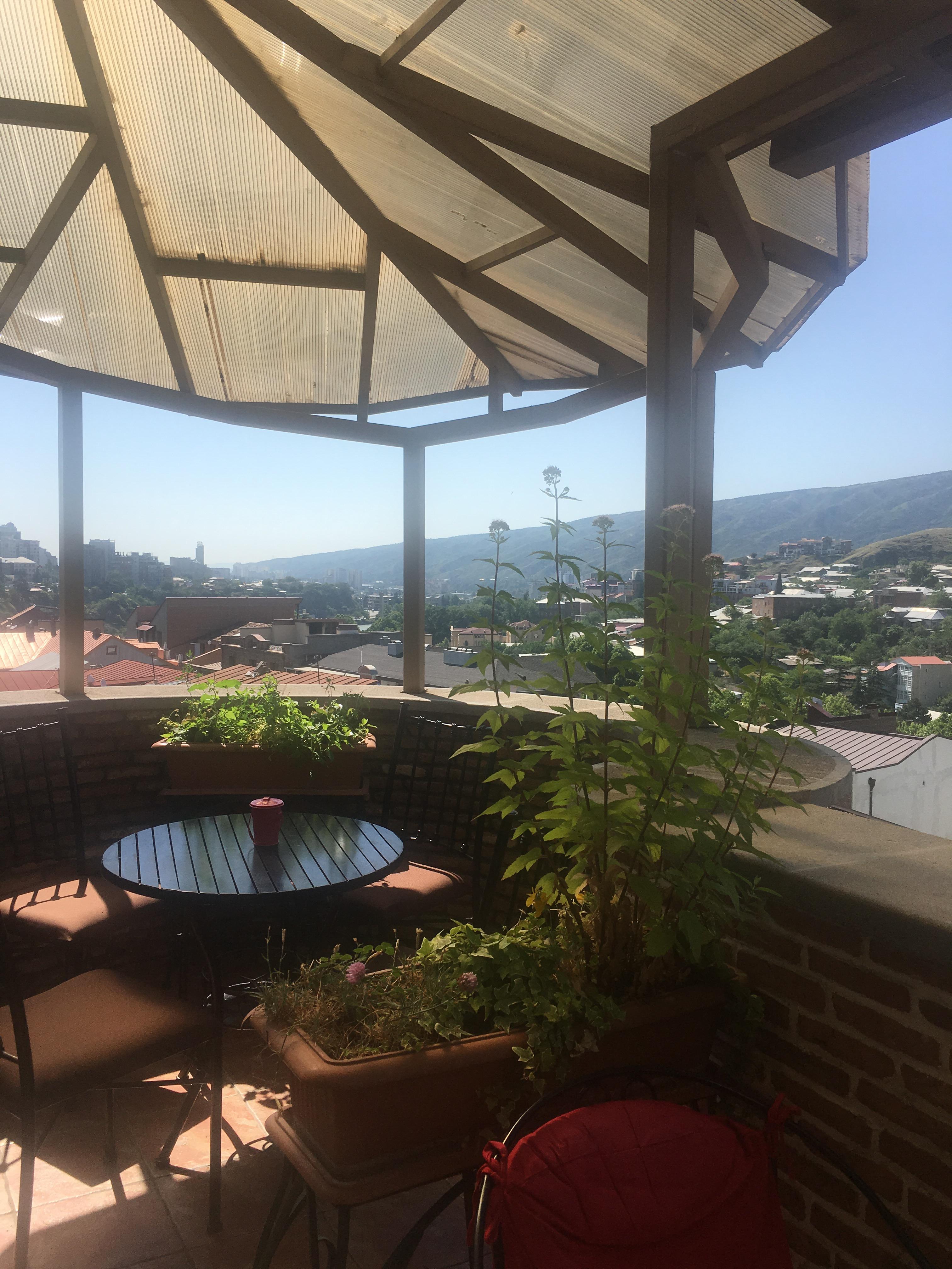 Restaurant balcony 