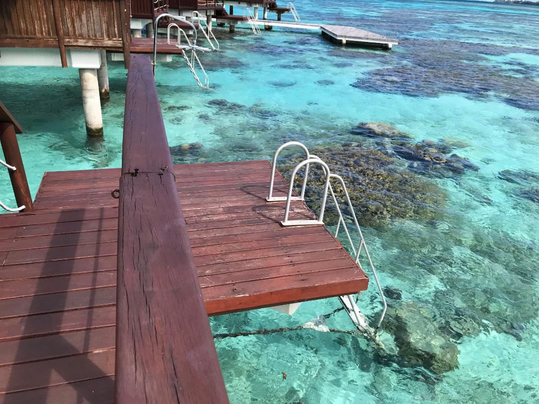 Over water bungalows