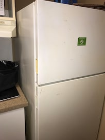 Outside of fridge was not clean at all