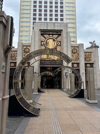 Entrada do hotel