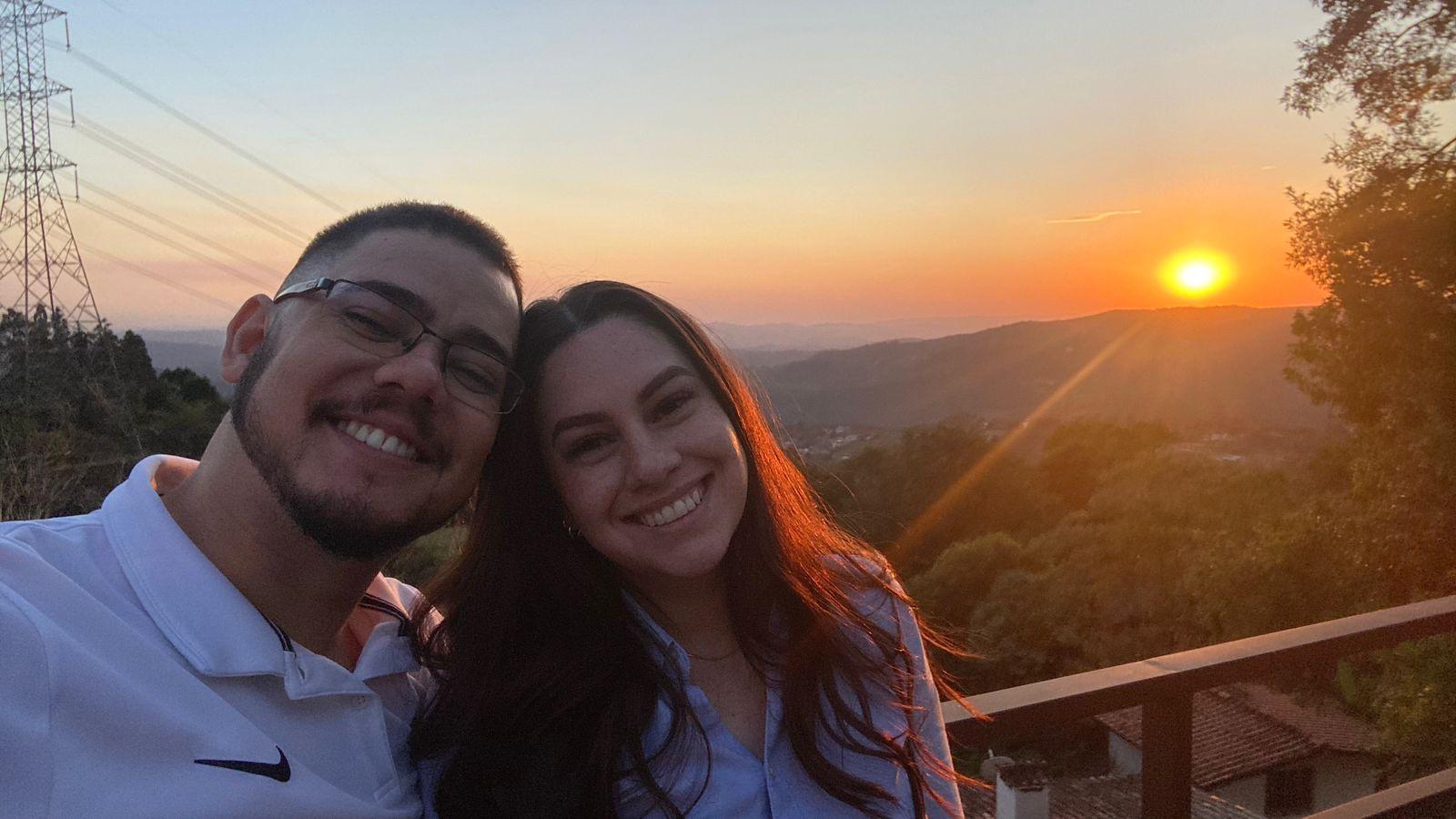 Fora o Por do sol na frente do nosso quarto, maravilhoso!