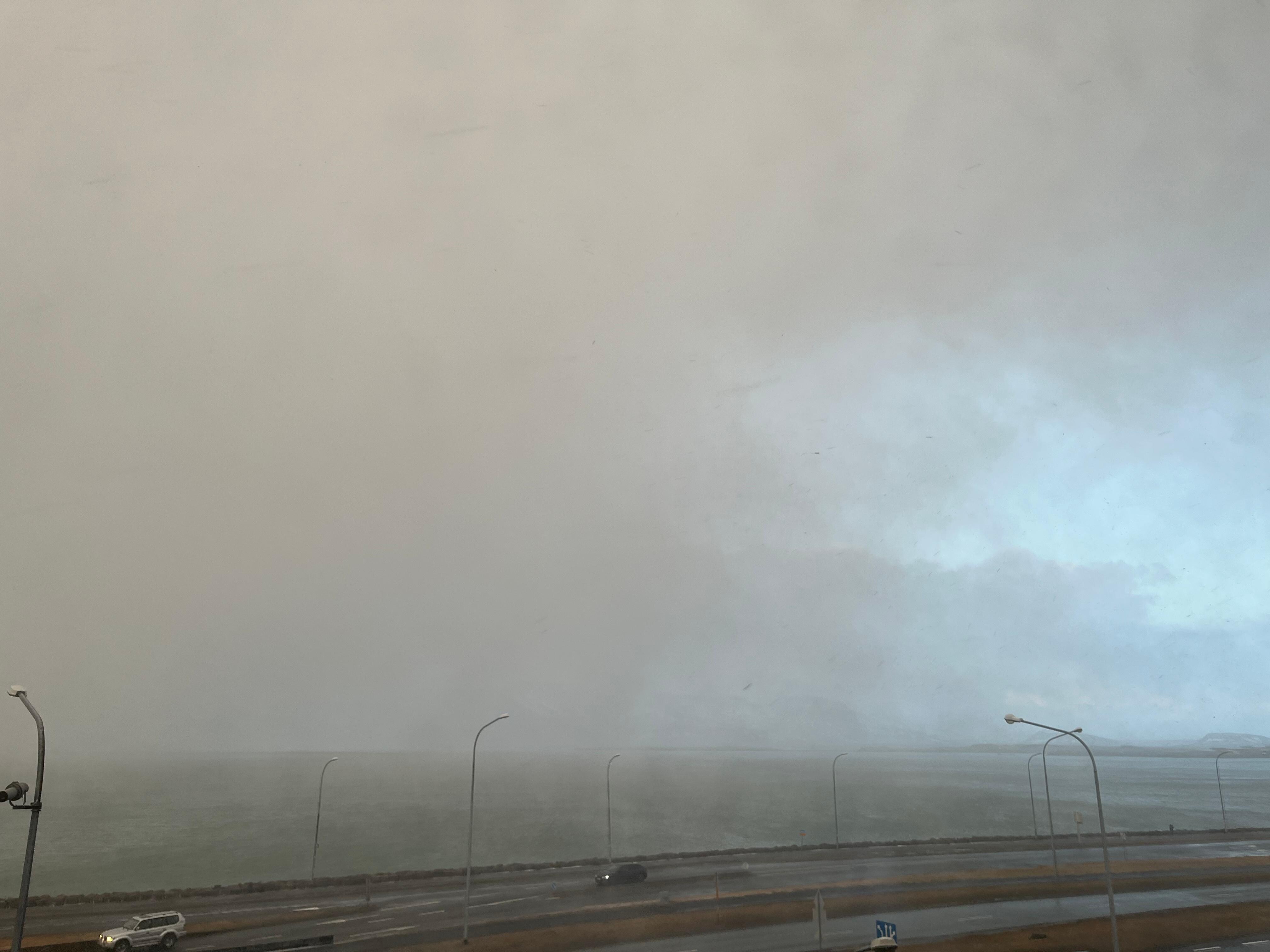 The weather comes in!