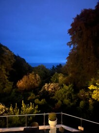 Night view from the terrace bar