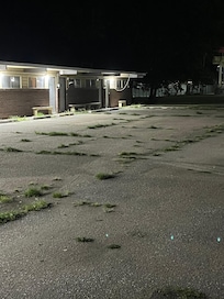 Beautiful parking lot.