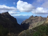 Vue depuis la route de Masca
