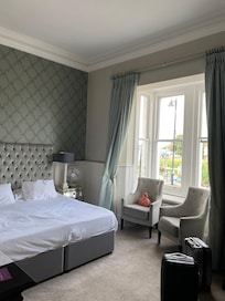 Comfy chairs to fit and watch world go by.