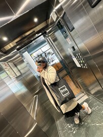 The hotel lift.
