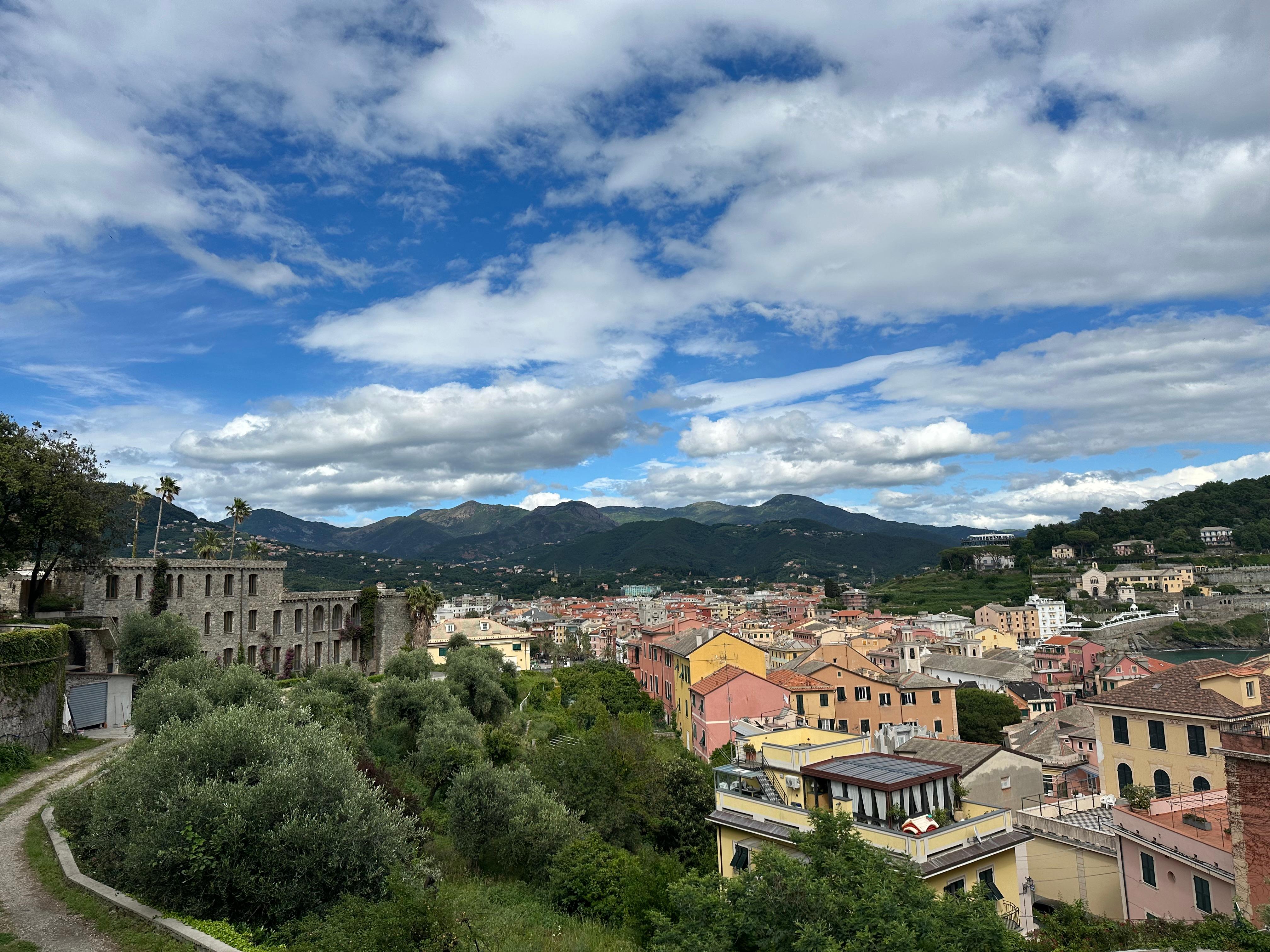 Beautiful view over sestri levante 