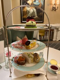 Afternoon tea is a must.