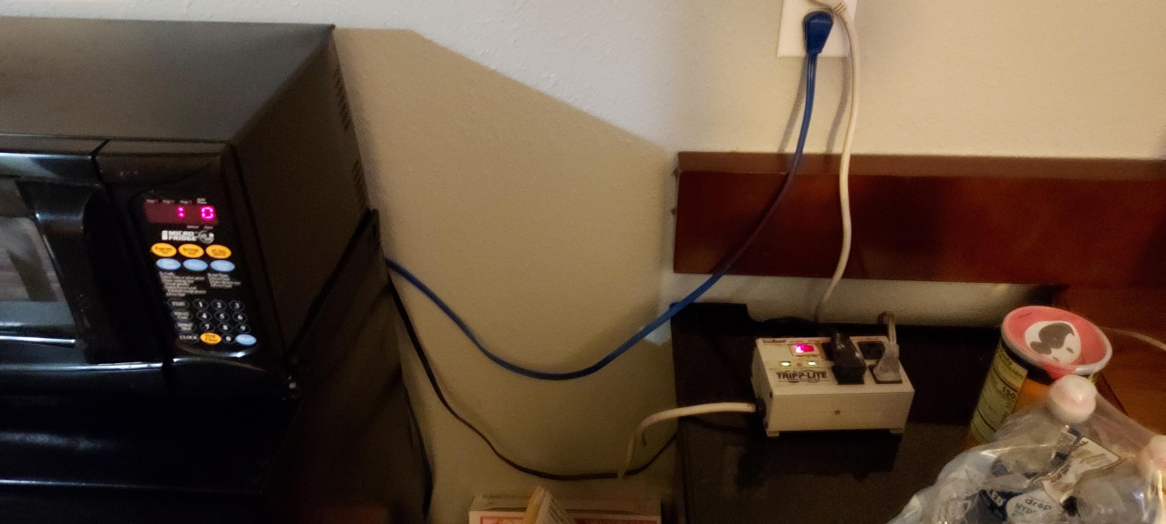 Cords everwhere
