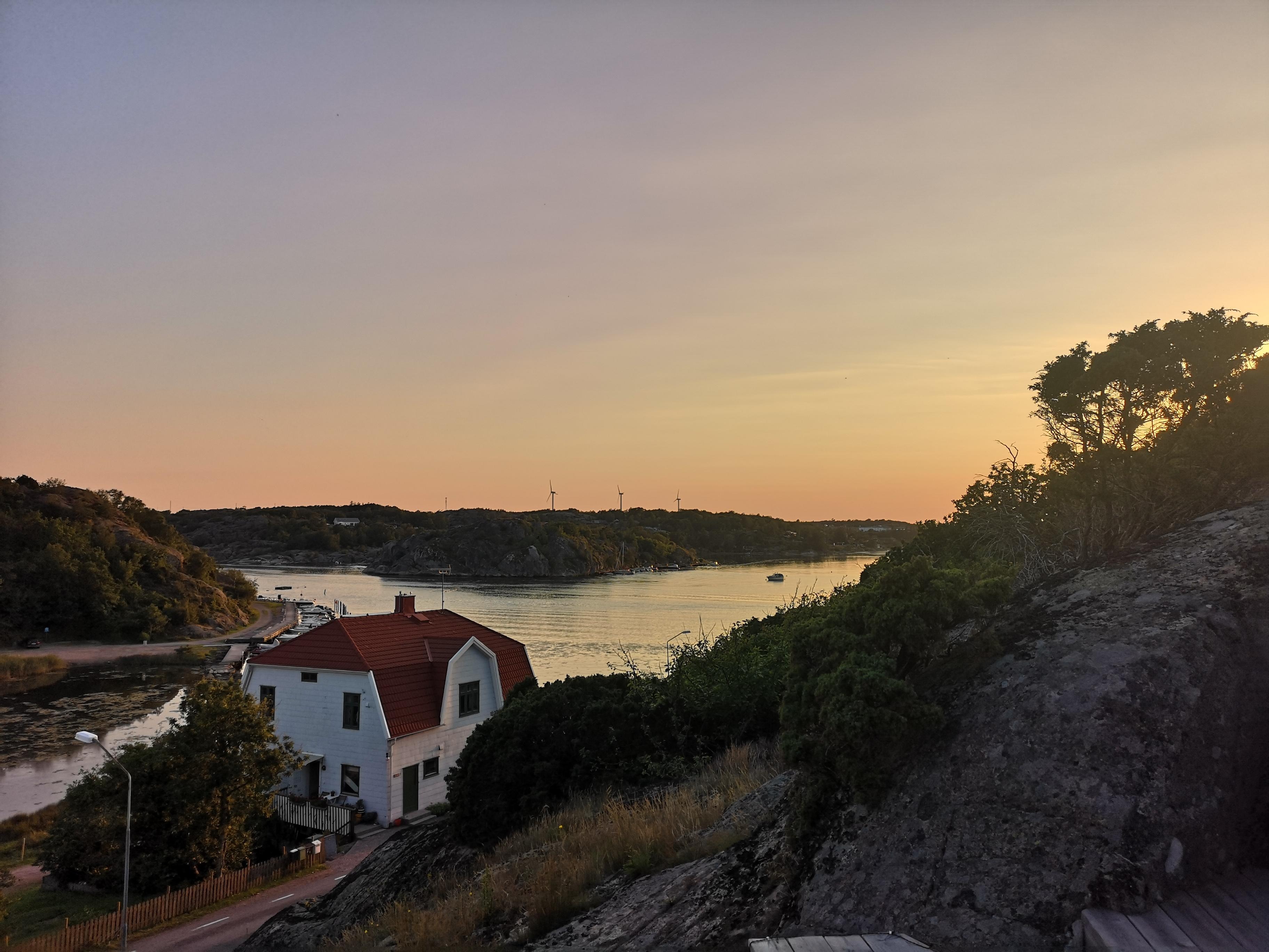 Utsikt från badtunna 