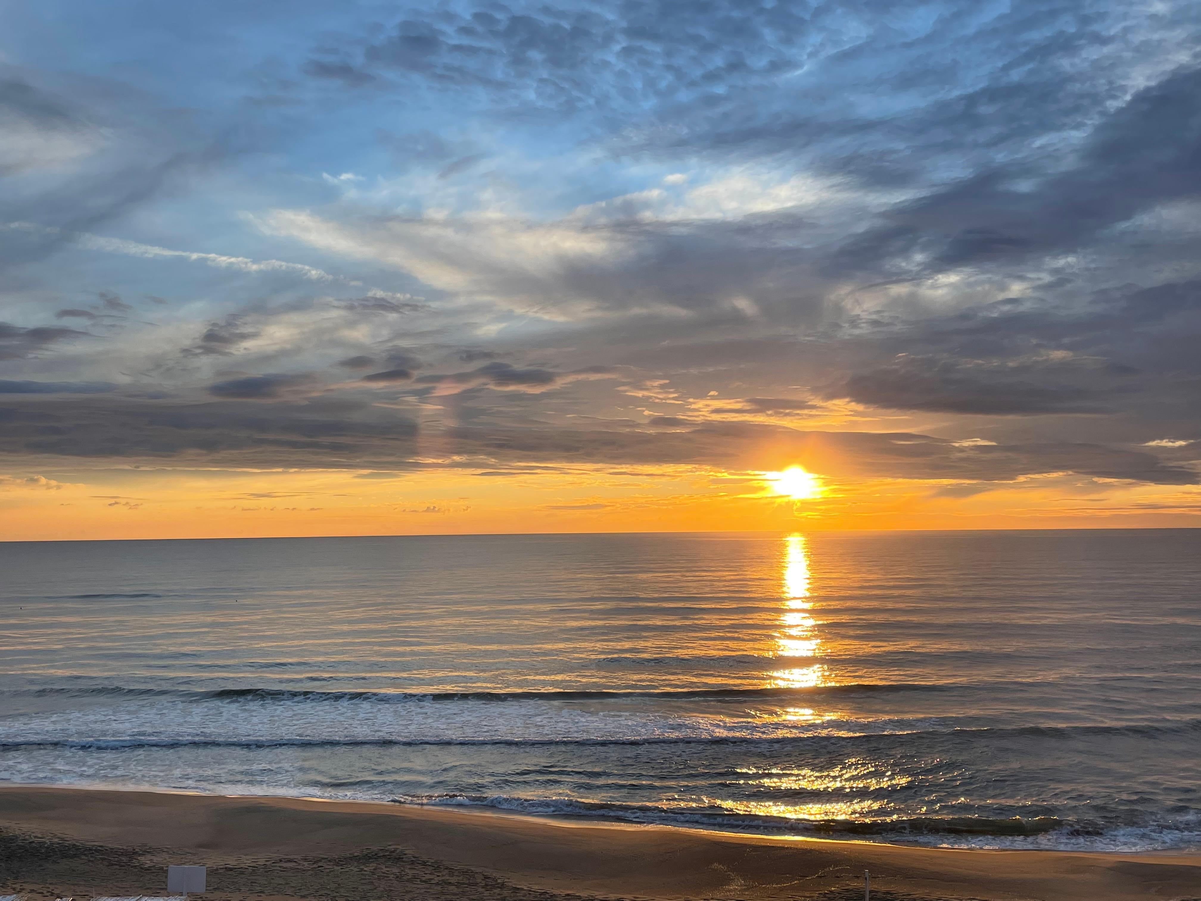 Sunset from balcony 