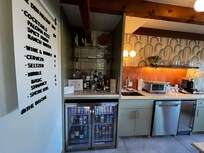 The Den—honor bar system with drinks & snacks (and complementary Nespresso)