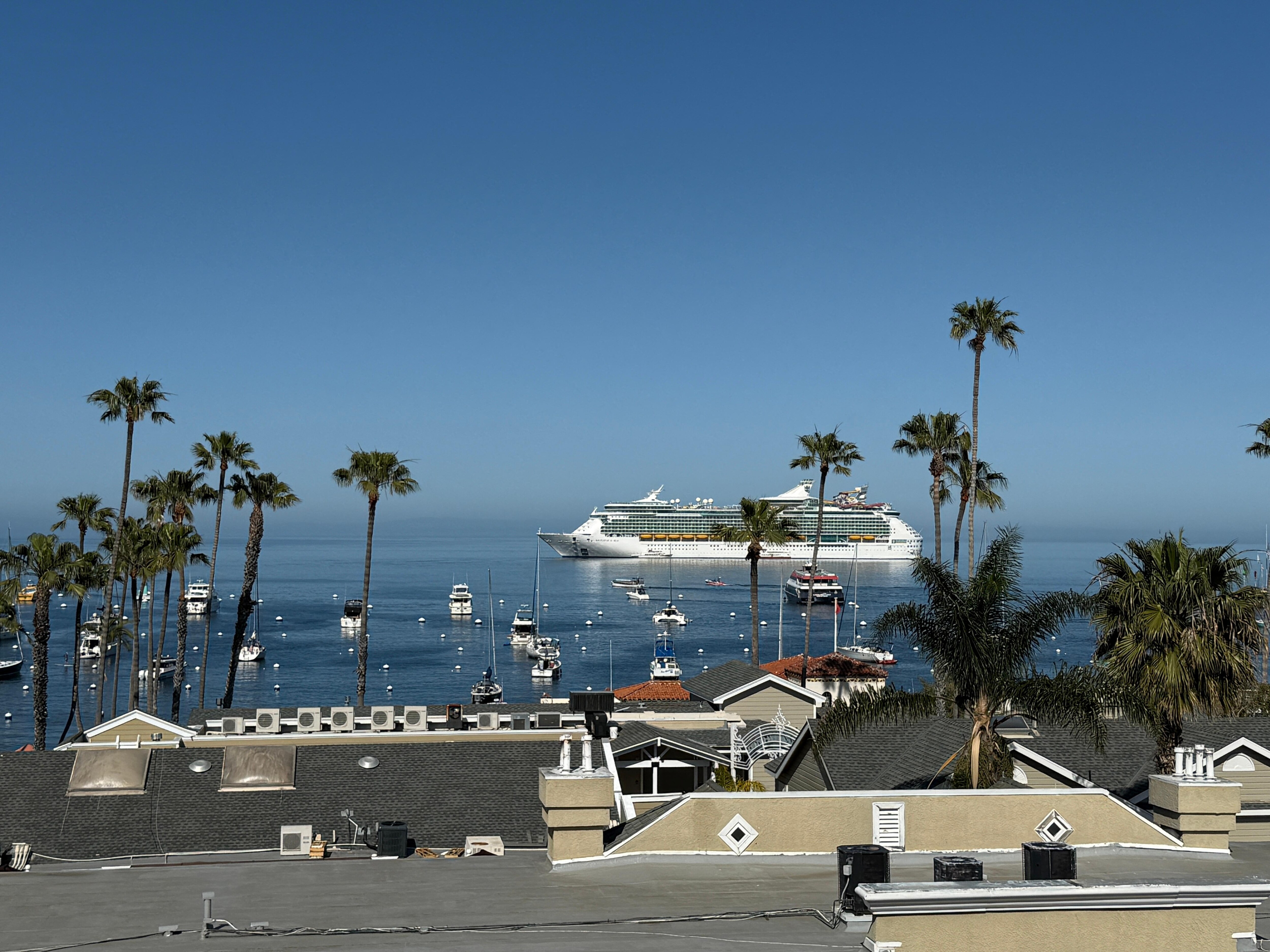 View from the balcony from room 441.