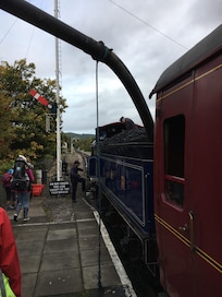 steam train preparing for departure