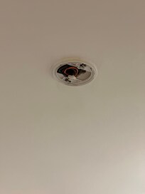 Missing smoke detector
