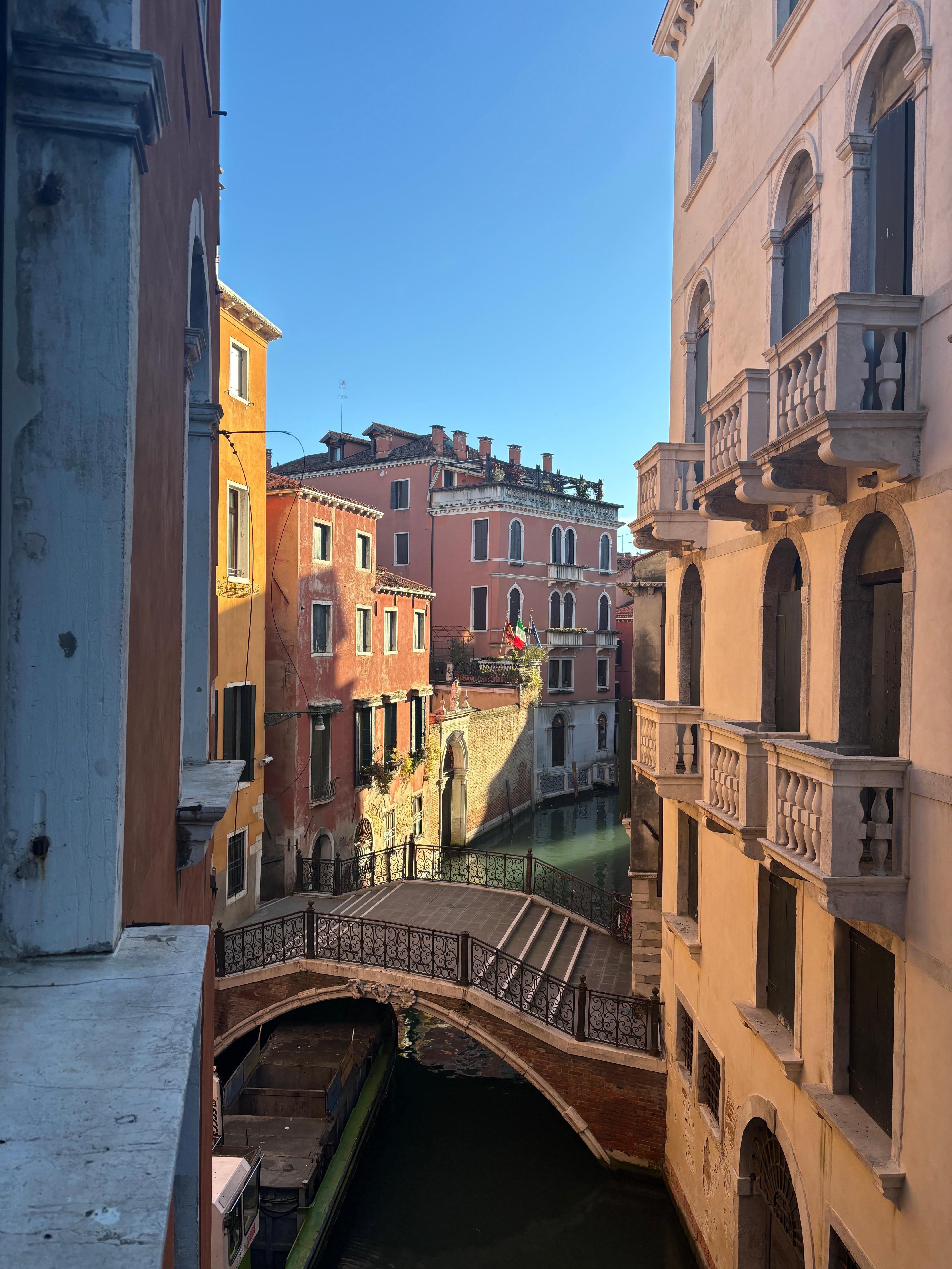 Canal view from the triple room