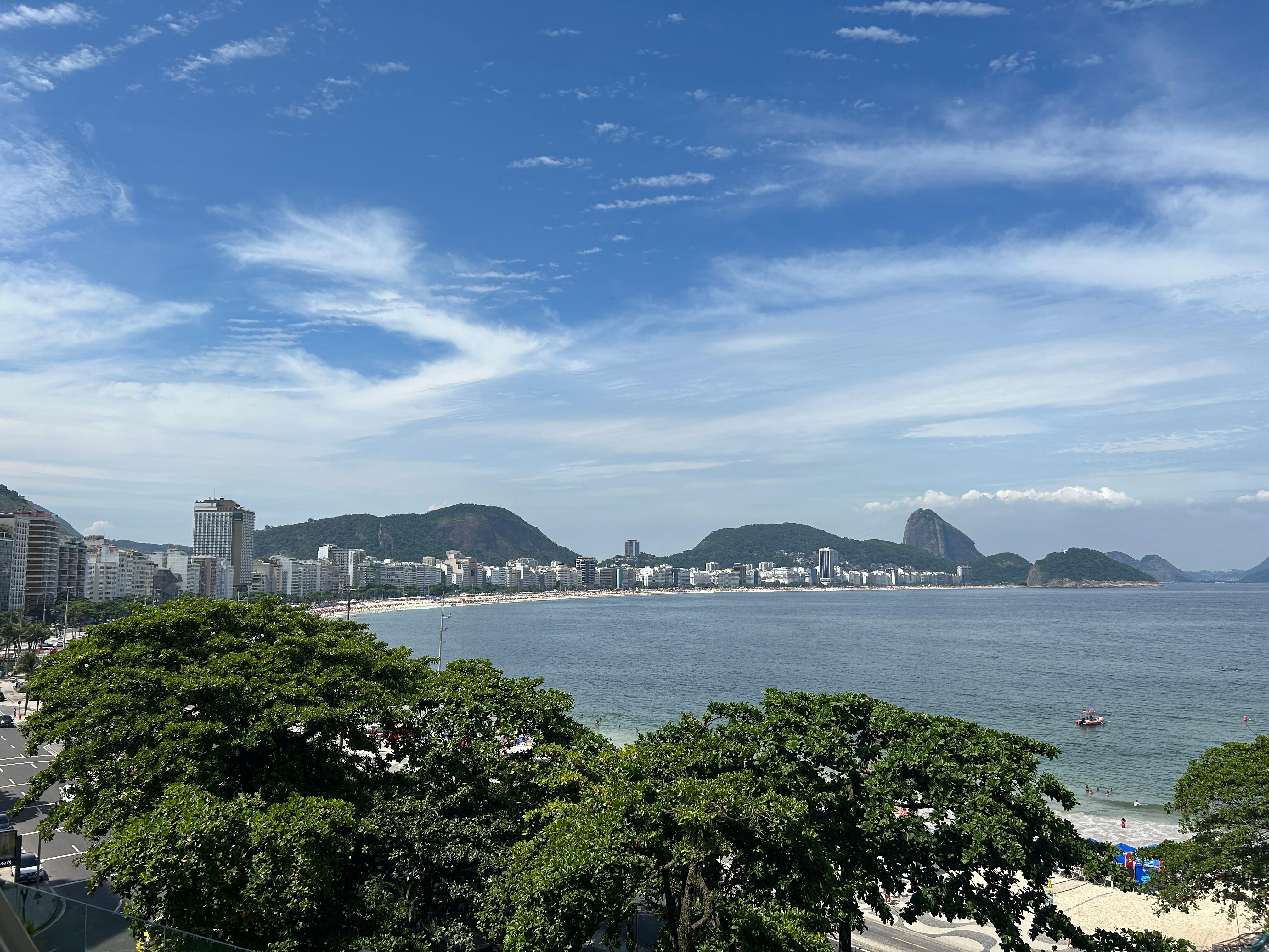 Vista da piscina 