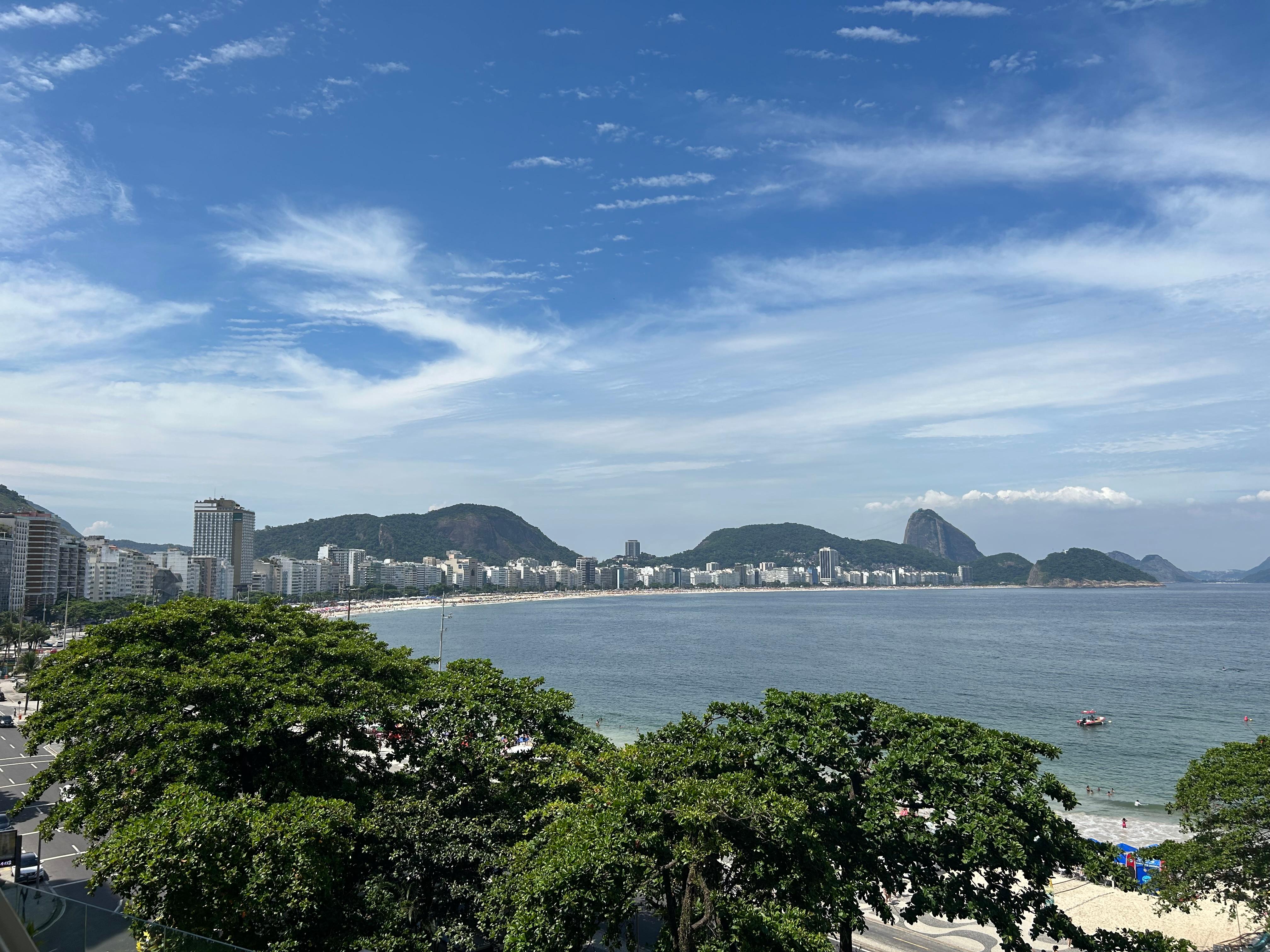 Vista da piscina