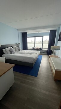 Spacious room with river view