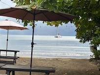 Beach just behind the hotel!