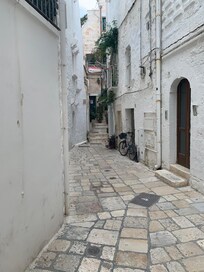 Down a charming alleyway