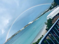 Arco íris de despedida