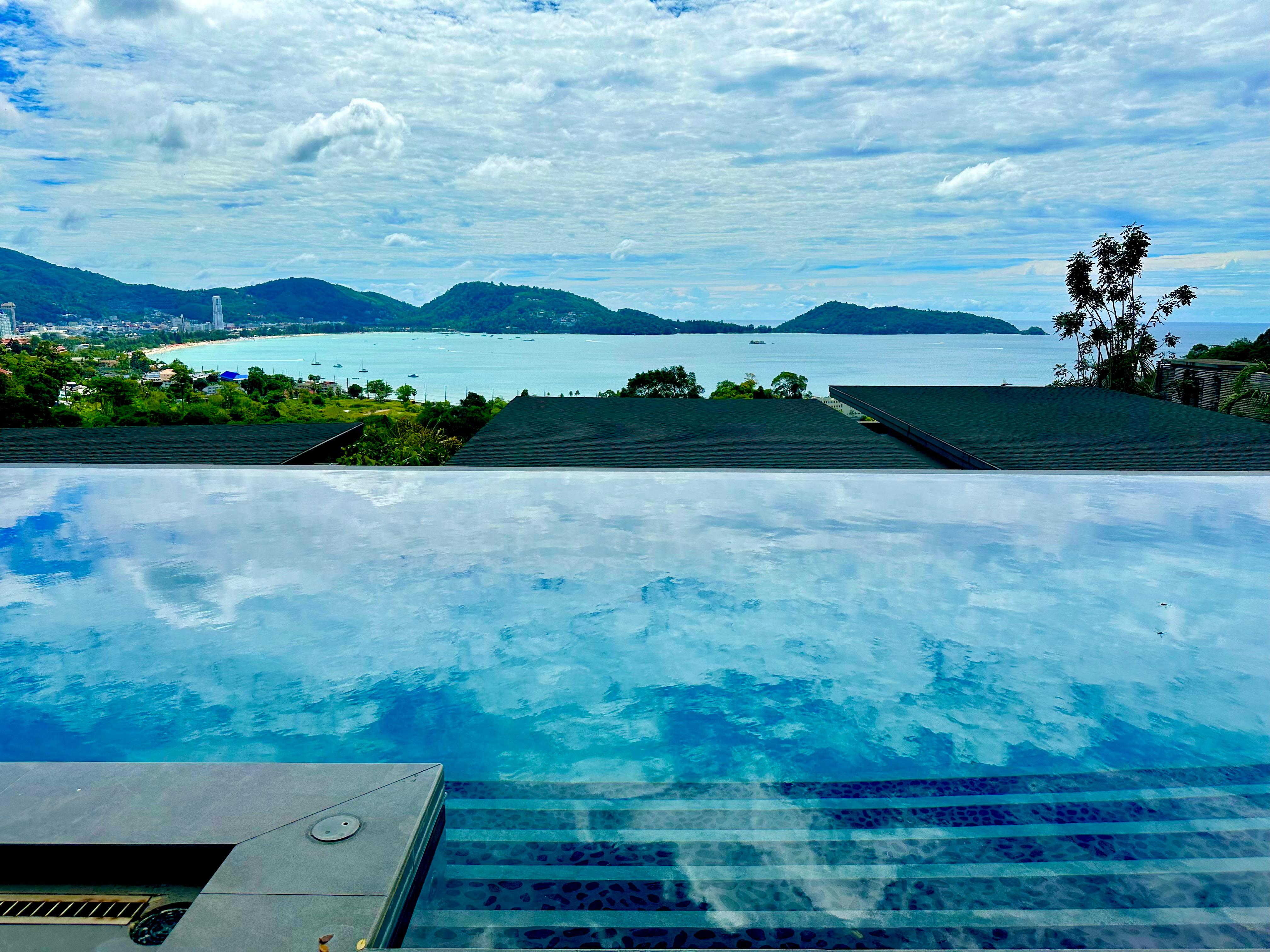 Pool overlooking Patong Beach