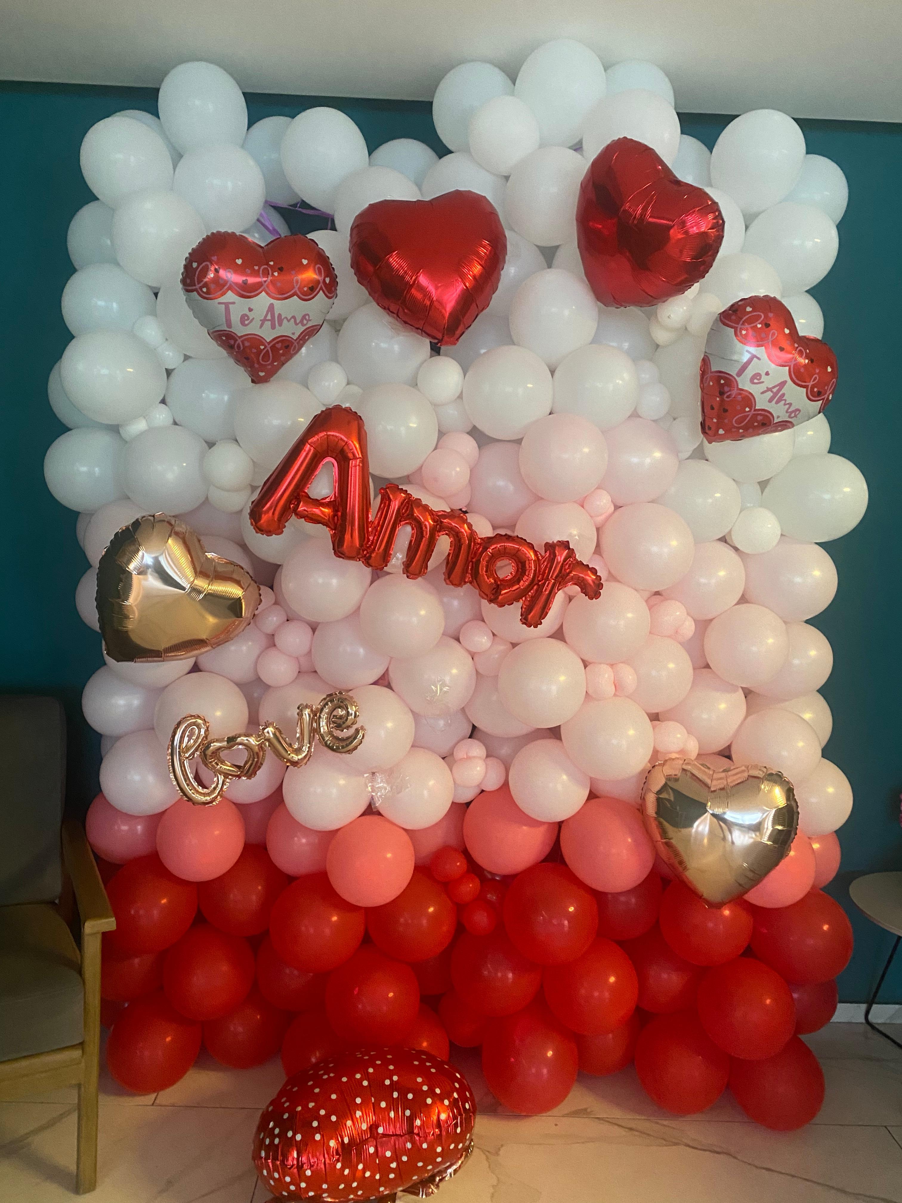 Hotel decor celebrating Valentine’s Day 