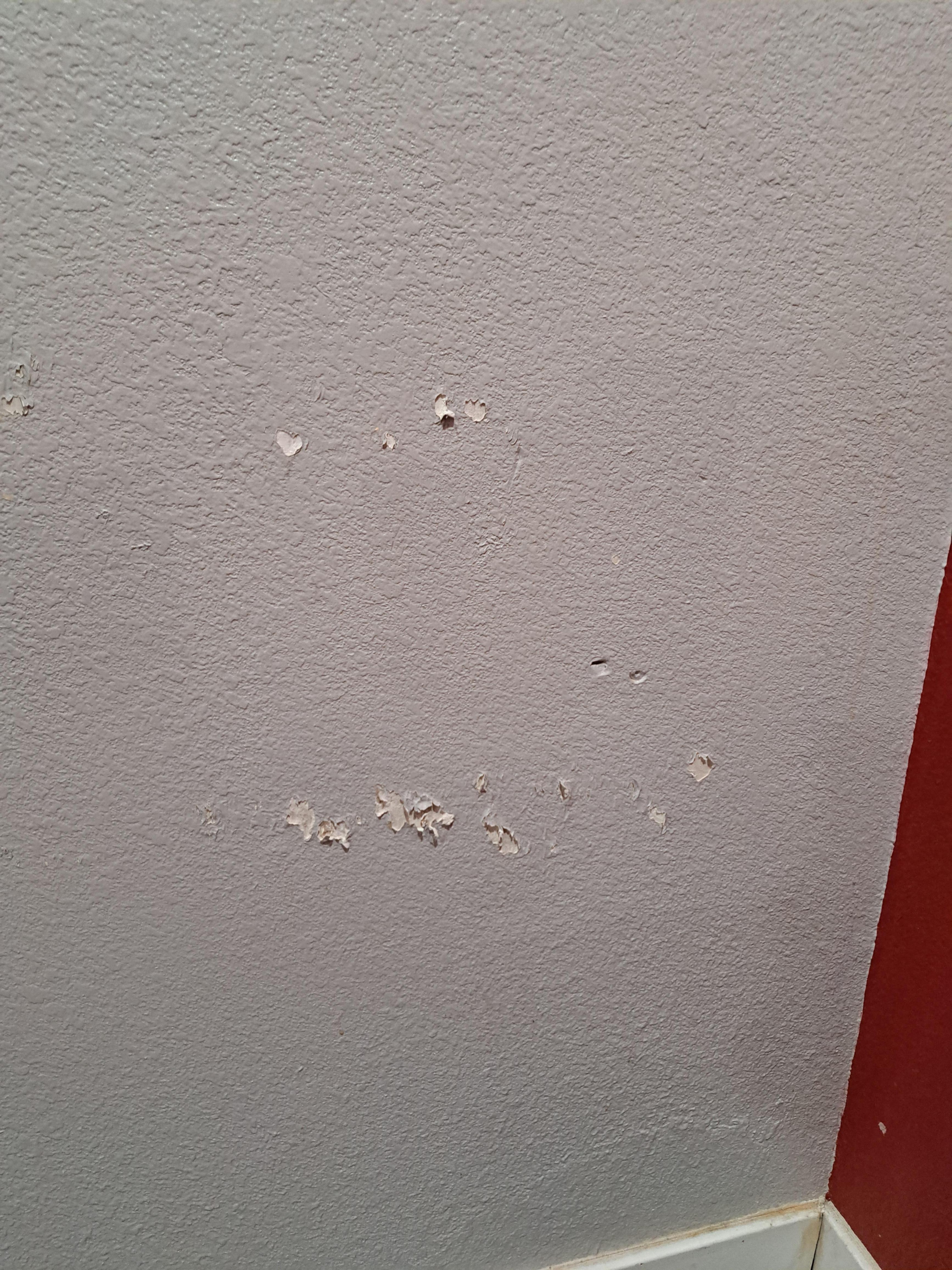 Chipped paint