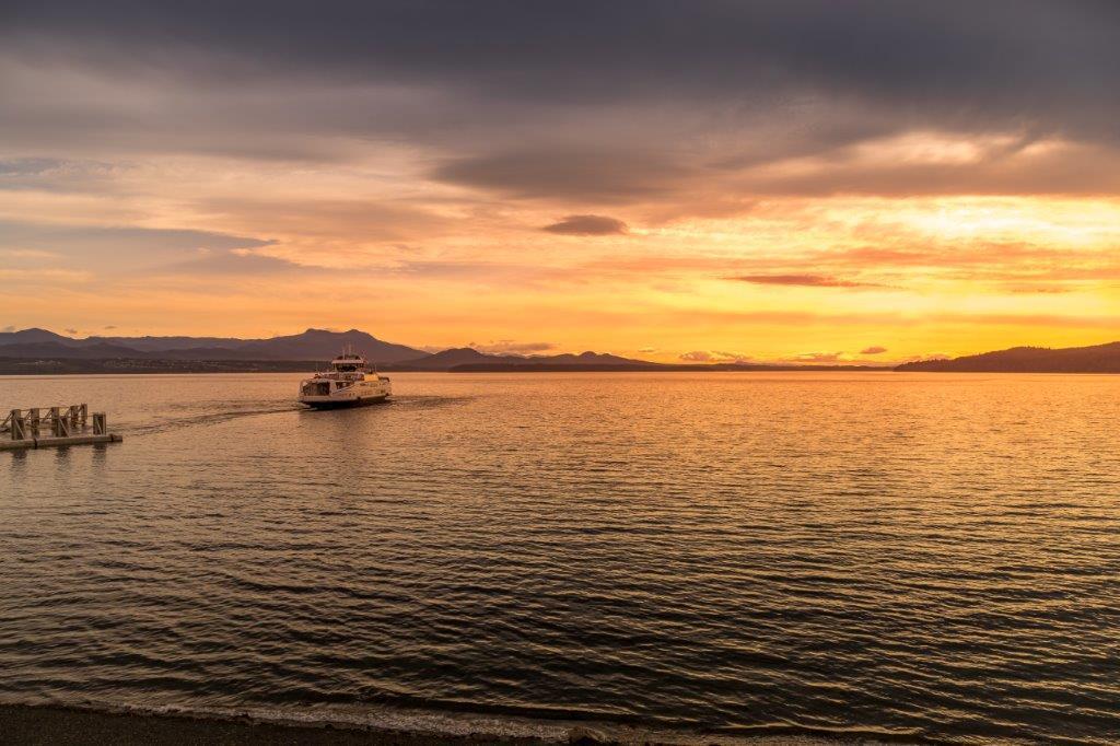 Ferry headed to Port McNeill