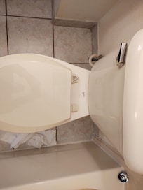 Missing toilet seat bolt cover