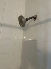The rusty shower heads