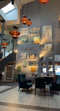 Flott utsmykking av lobby