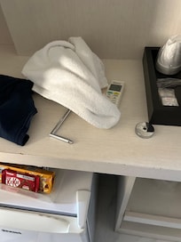 The other part of the towel rack that broke off.
