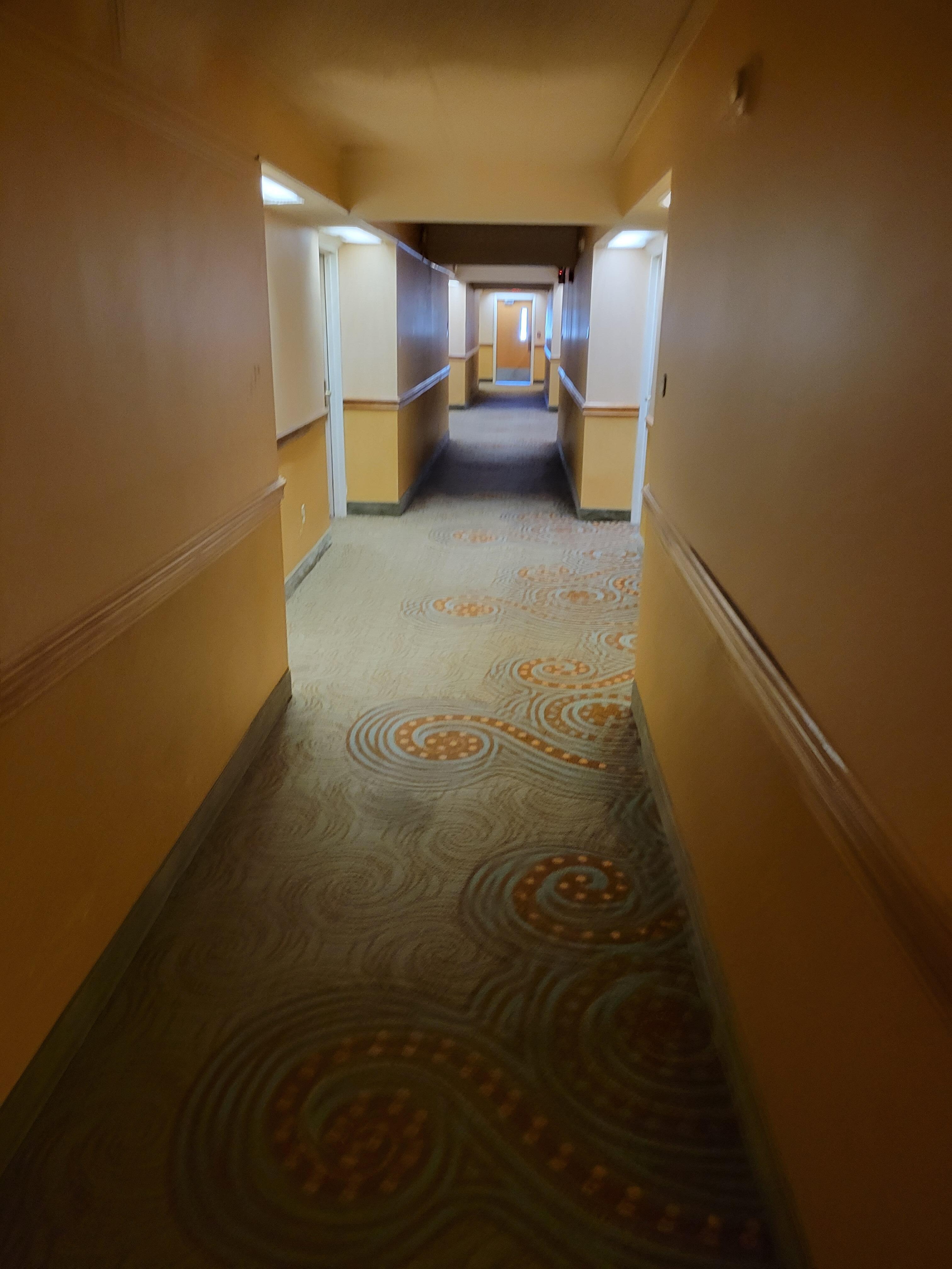 Dark hallway